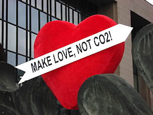 Make love, not CO2 Make love, not CO2