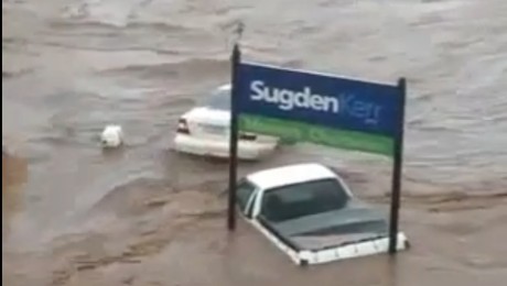 Scene incredibile de la inundatiile din Australia Scene incredibile de la inundatiile din Australia