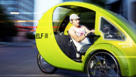 Elf, un vehicul de basm. Jumătate bicicletă, jumătate mașină electrică Elf, un vehicul de basm. Jumătate bicicletă, jumătate mașină electrică